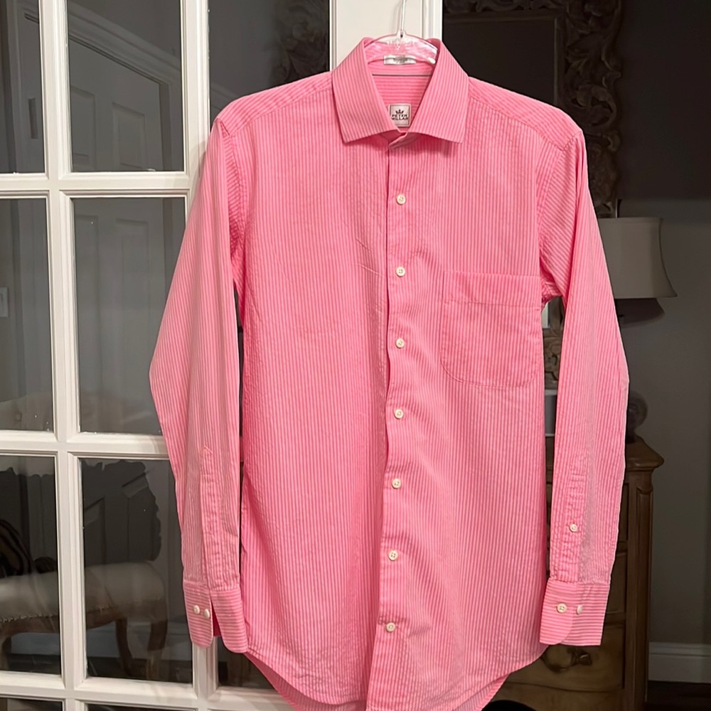Pink Peter Millar Men’s Small Long Sleeve Shirt